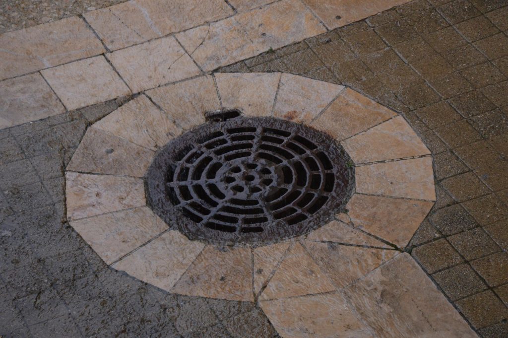 Pavers that are sunken