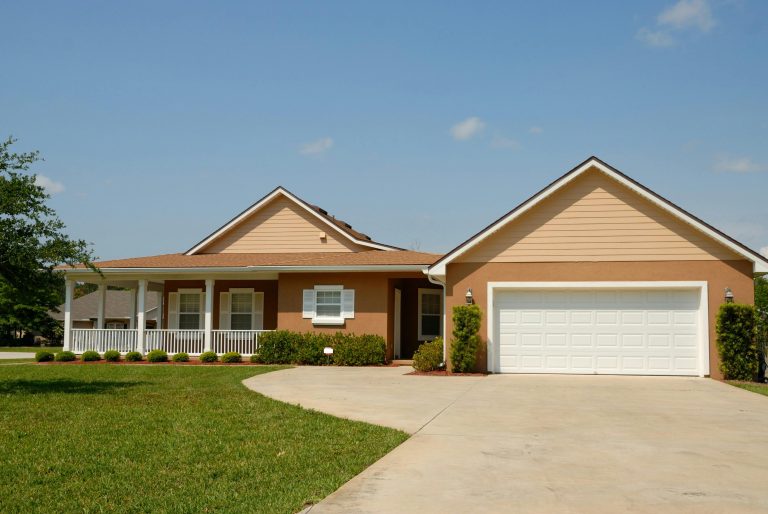 House with a concrete driveway